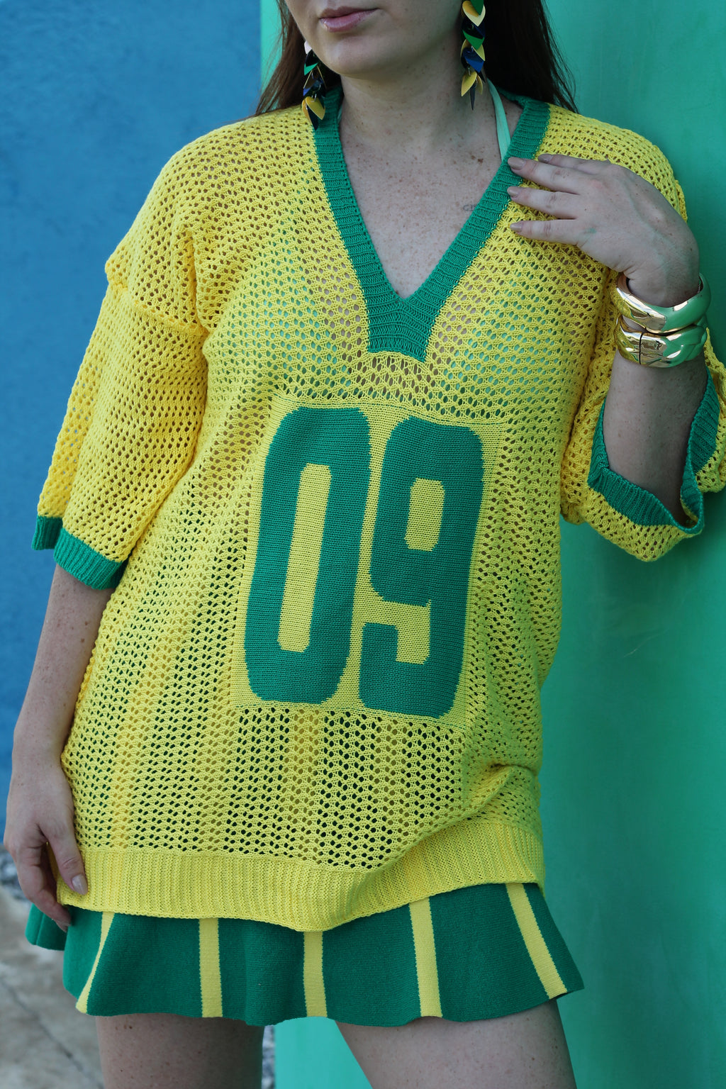 Blusa Brasil - Verde e Amarelo 09