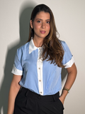 Blusa Verona Azul Claro