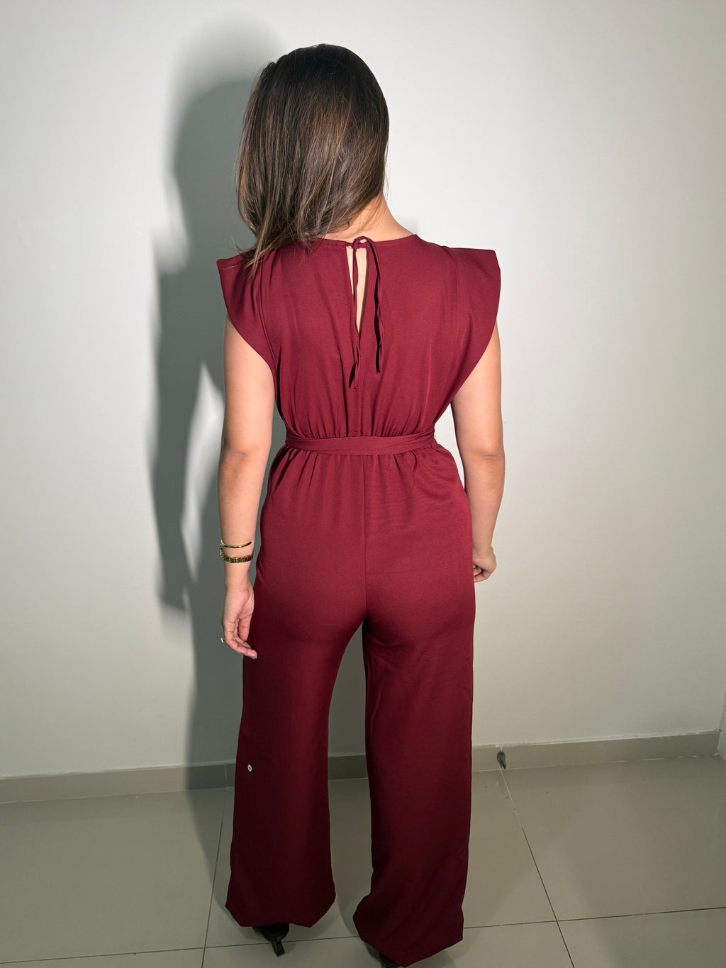 Macacão Valentina Bordô