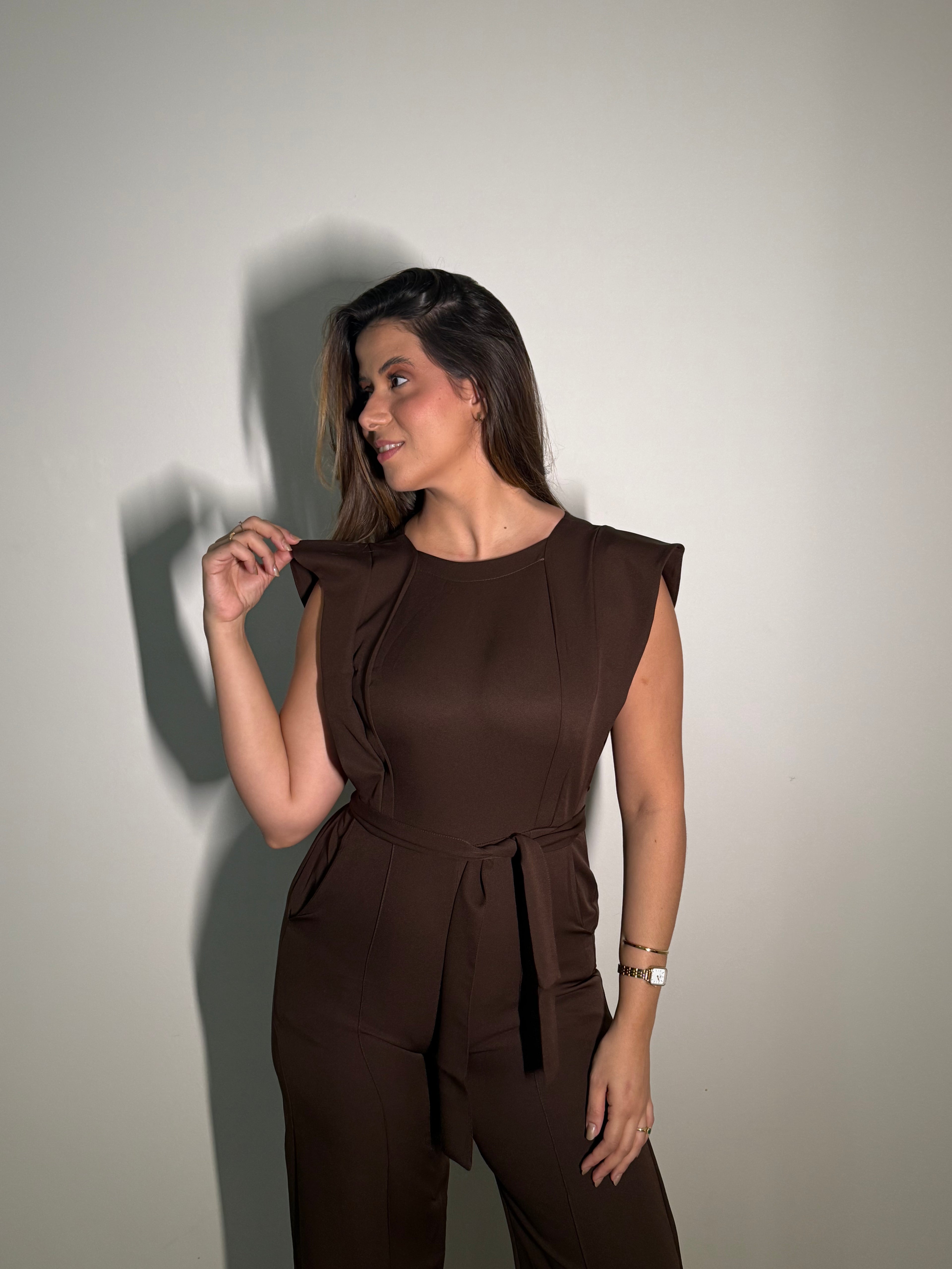 Macacão Valentina Marrom
