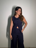 Conjunto Aura Azul Marinho
