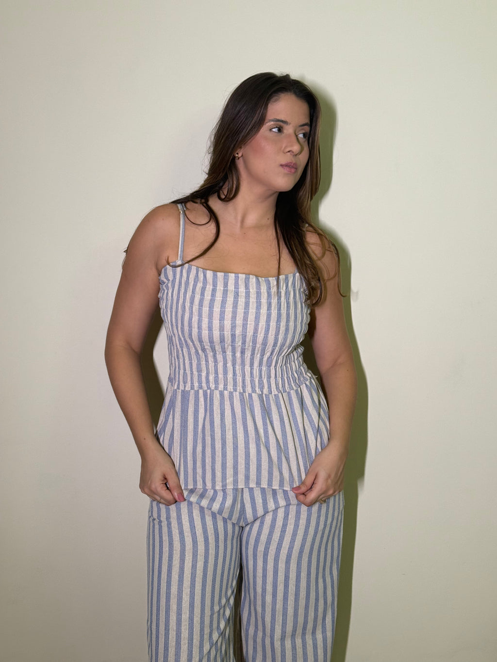Conjunto Flor Azul