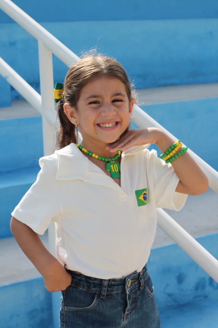 Kit Infantil - Colar e Pulseira Brasileira